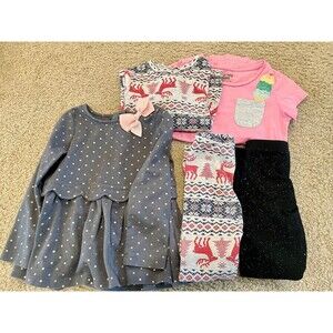 4T Girls Clothes Bundle 5 Pieces